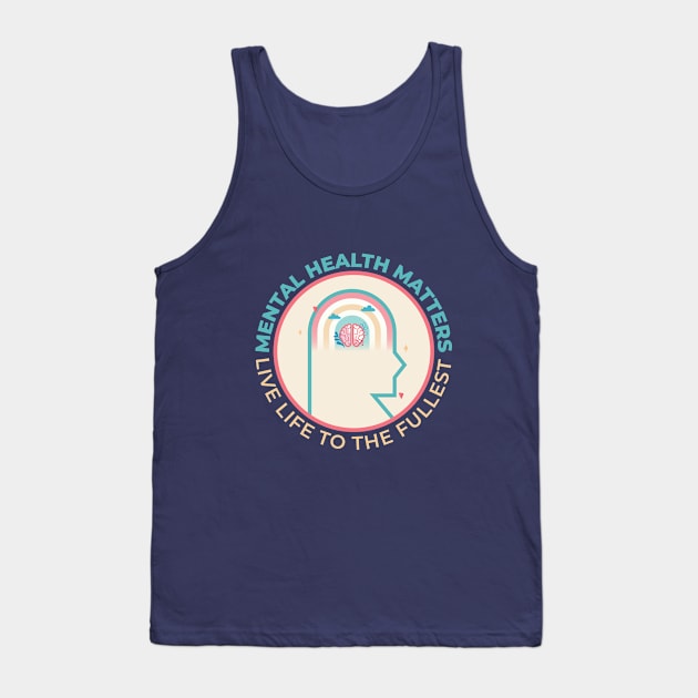 mental health matters Tank Top by R. Creatics